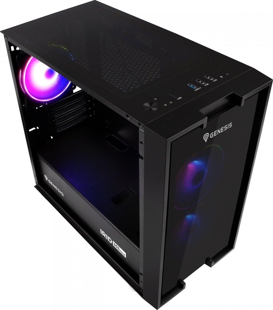 Куќиште за компјутер Genesis Irid 353 ARGB, Micro Tower