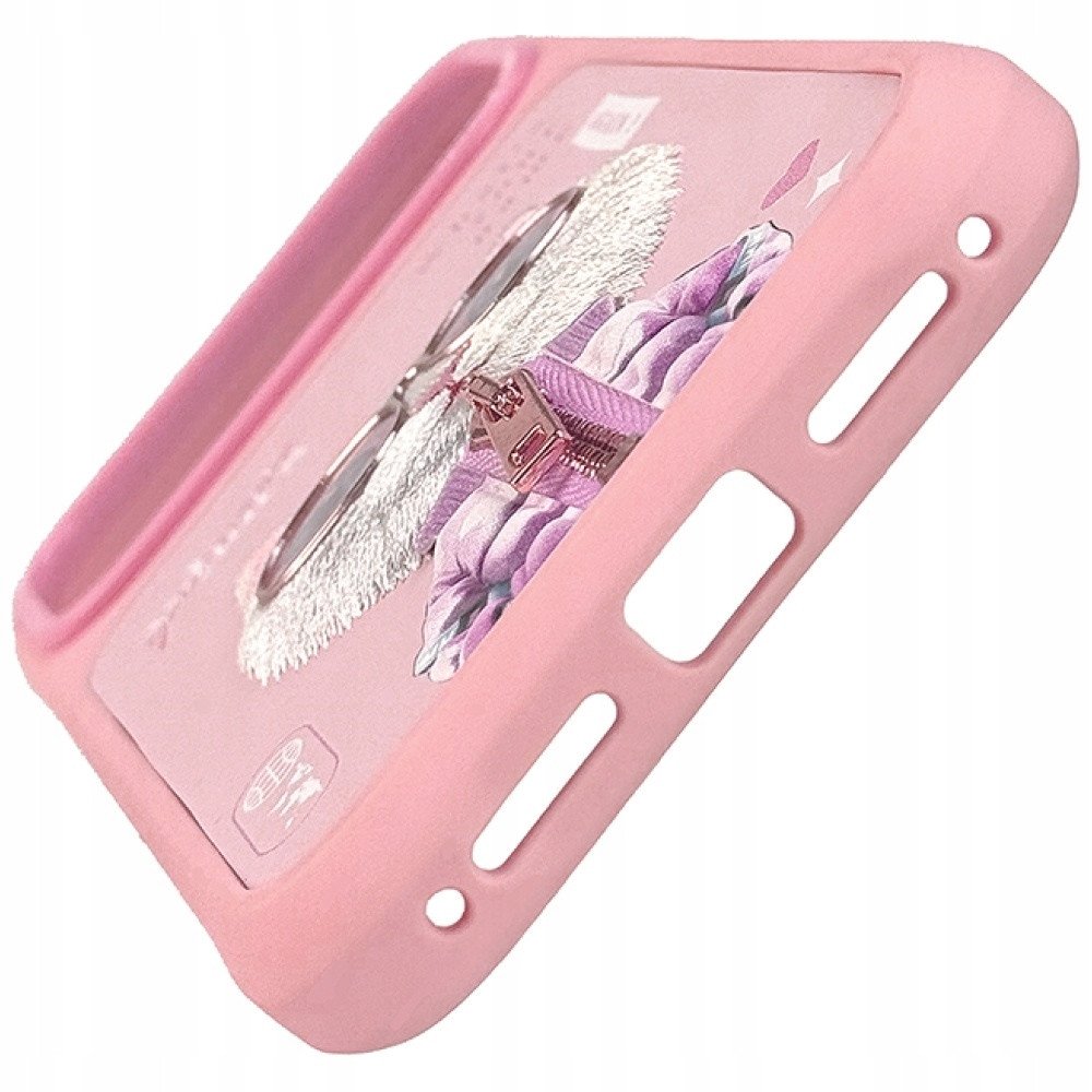 Kapak telefoni Nimmy Cool and Cute 2.0 Cat për iPhone 17 Pro, cover silikoni, rozë