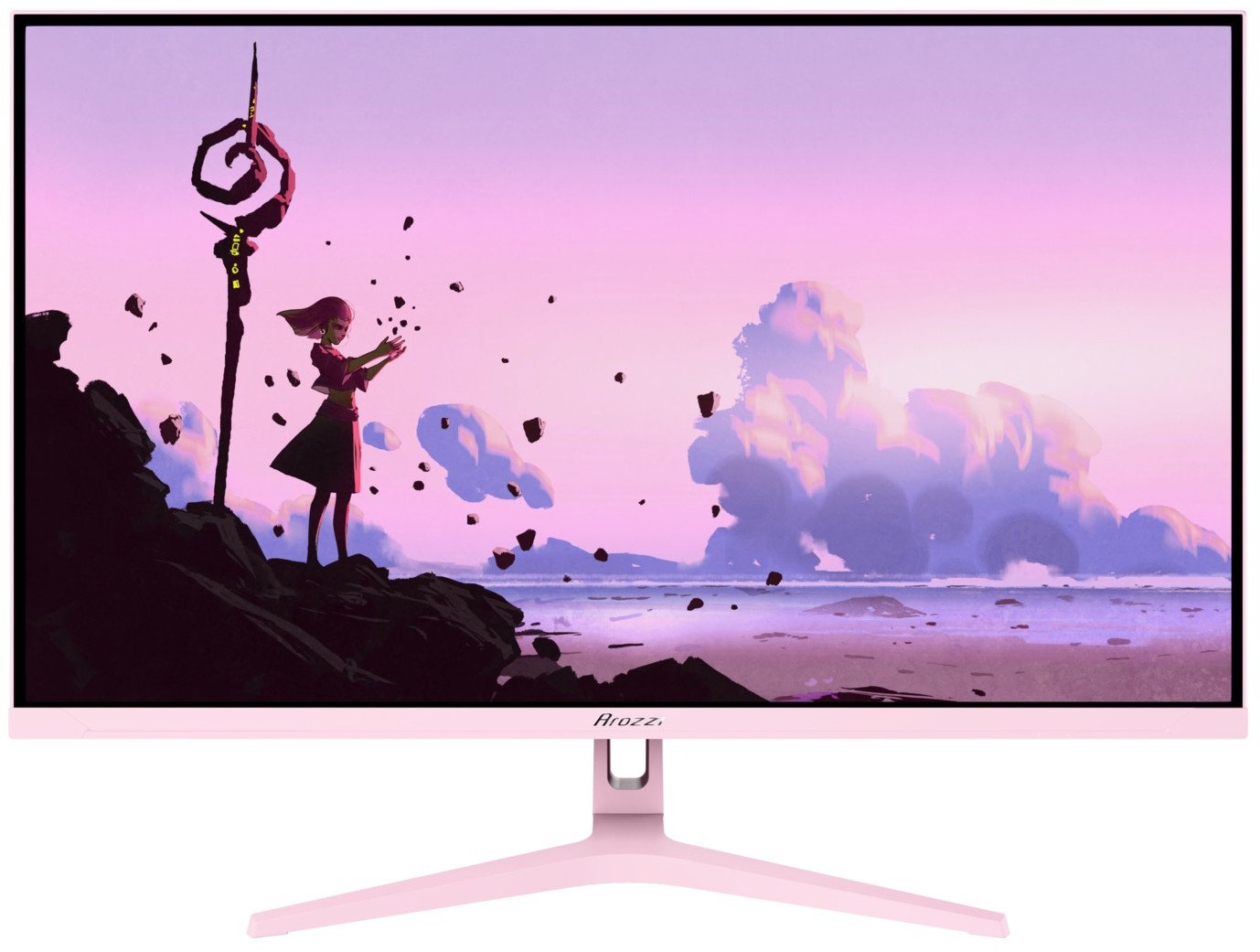 Monitor gaming Arozzi Nova 32", IPS, QHD 180Hz, rozë