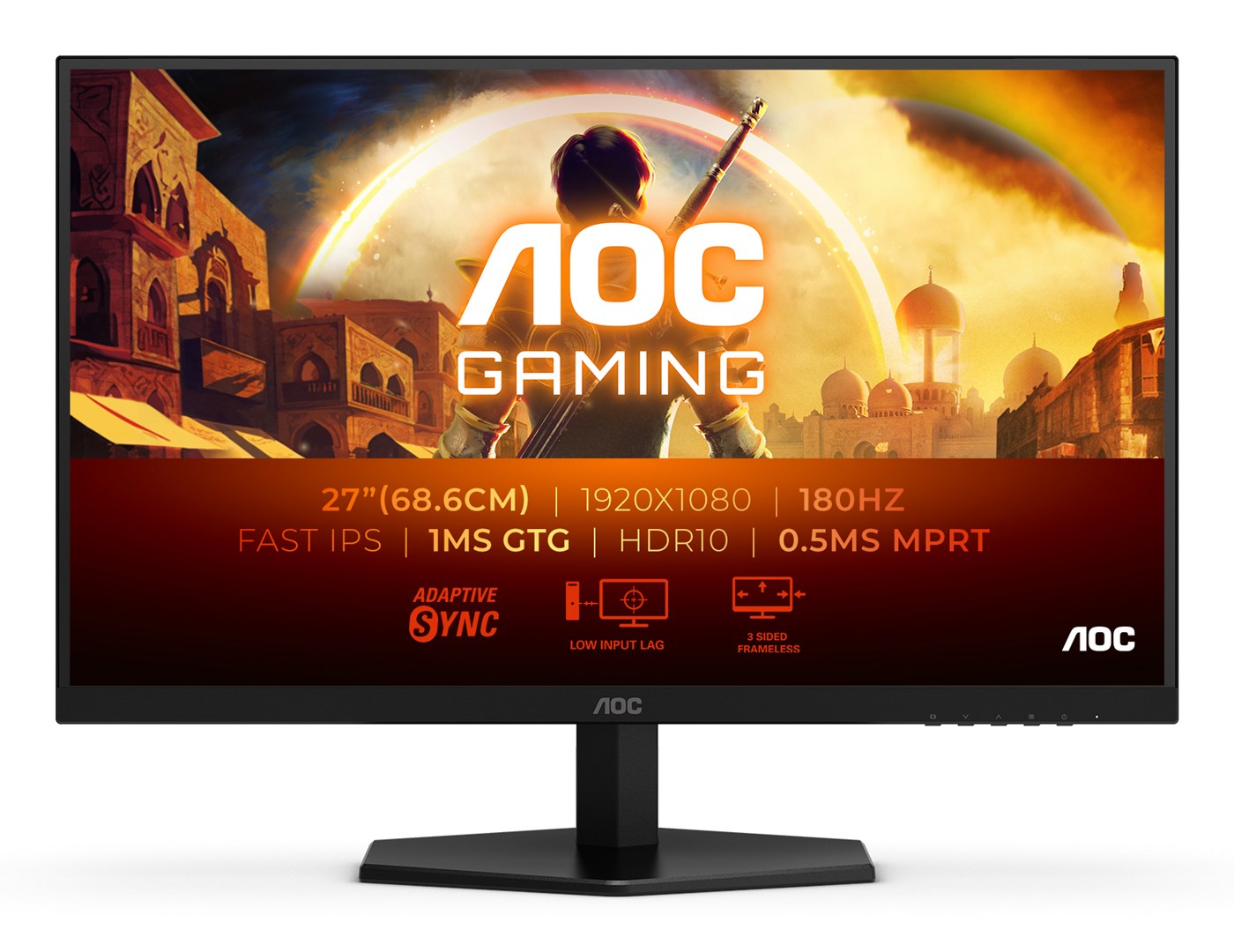 Monitor gaming AOC G4 27G42E, 27", Full HD, 180Hz, i zi