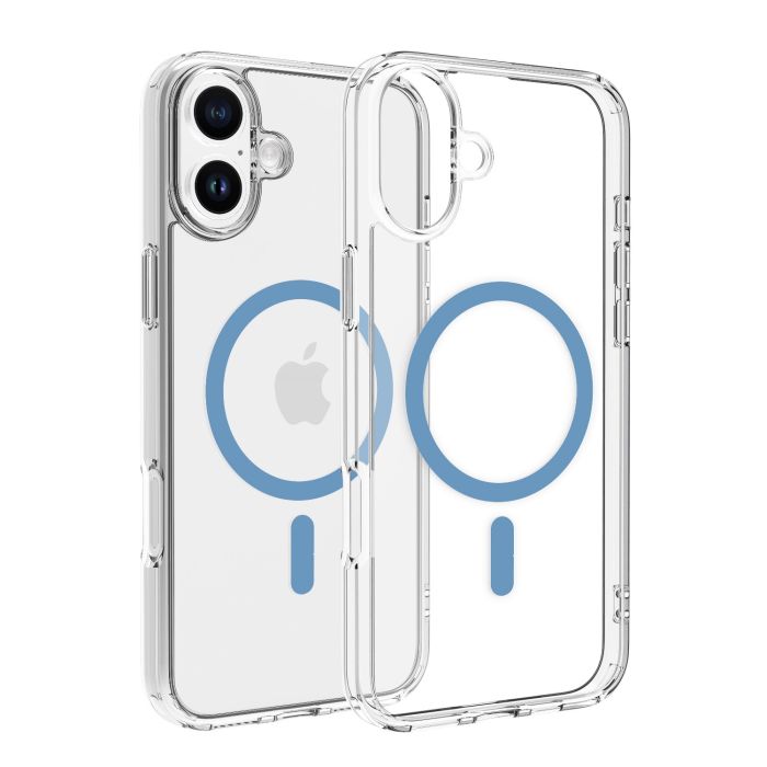 Dviced MagSafe iPhone 16 Plus Clear Case, Blue