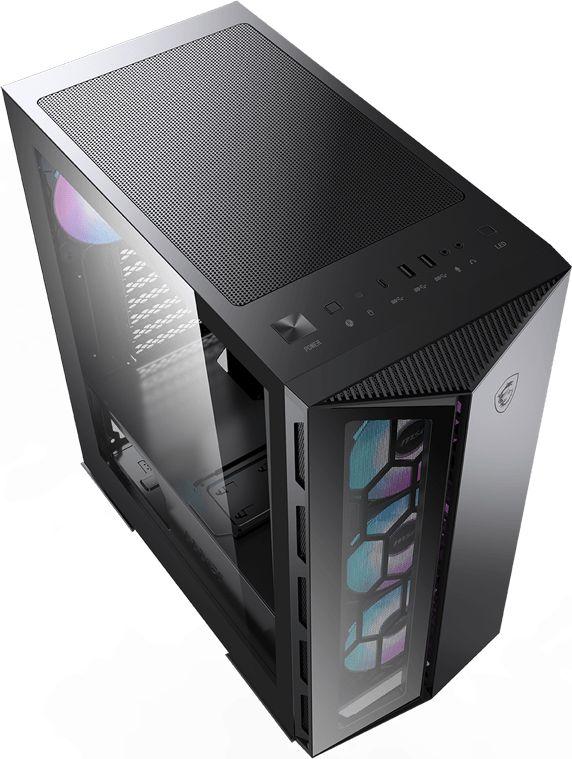 Kasë kompjuteri MSI MPG Gungnir 110R (306-7G10R11-W57). 45cm, 21.5cm, e zezë