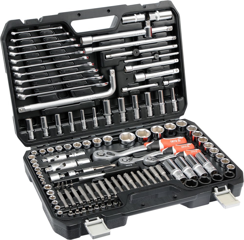 Set veglash Yato YT-38872, 128 copë, për mekanikë, shumëngjyrëshe