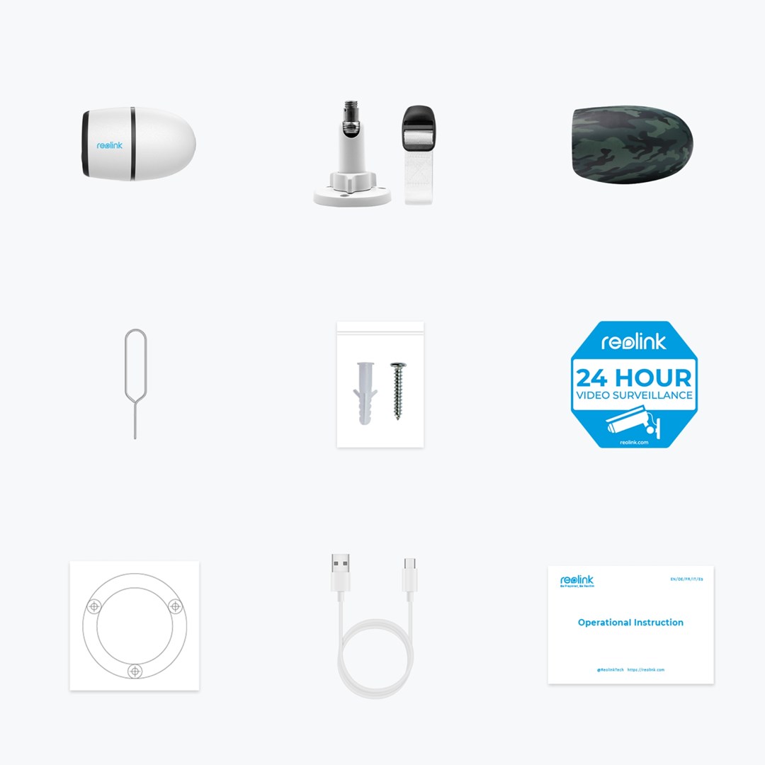 Kamerë sigurie IP Reolink Go Series G330, 2K 4MP, 4G LTE, 16x, e bardhë