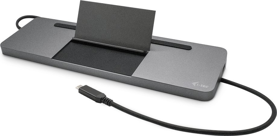 Docking station I-tec Metal USB-C Ergonomic, 4K 3x display, Power Delivery 85W, me karikues universal 100W
