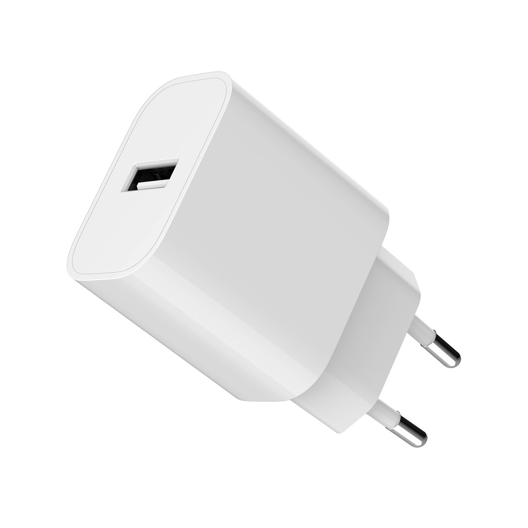 Karikues universal USB Gembird, 2.4A, 1 port, i bardhë