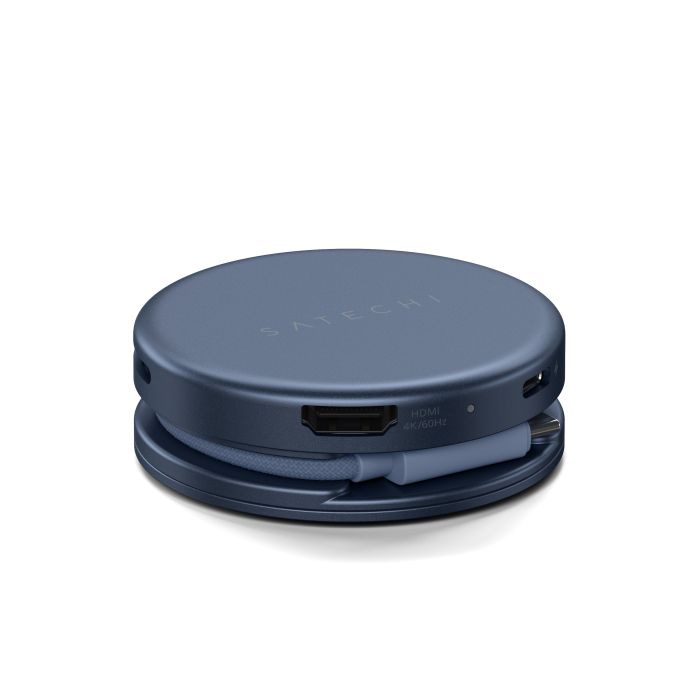 Satechi OntheGo 5-in-1 Multiport Adapter, Indigo
