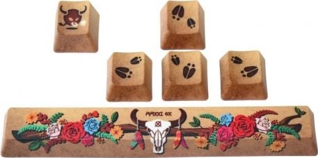 Keycaps për tastierë Traitors MMXXI Ox, set 6 copë, PBT Dye-sub, shumëngjyrëshe