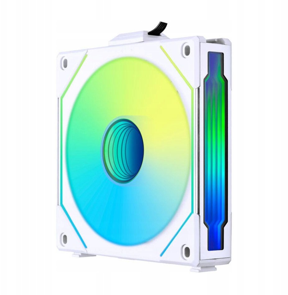 Ventilator kasë Lian Li UNI FAN SL Infinity Mirror Reverse Blade, 120mm, ARGB PWM, i bardhë