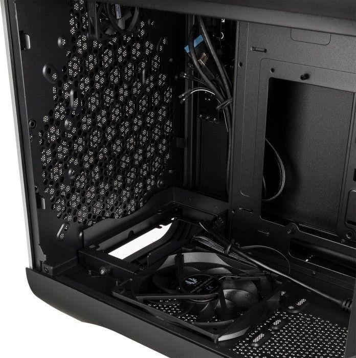 Kasë BitFenix Prodigy M 2022, e zezë, Mini Tower