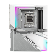 Pllakë amë Gigabyte B650E AORUS STEALTH ICE, ATX, AM5, DDR5 8000 MHz, Wi-Fi 7, e bardhë