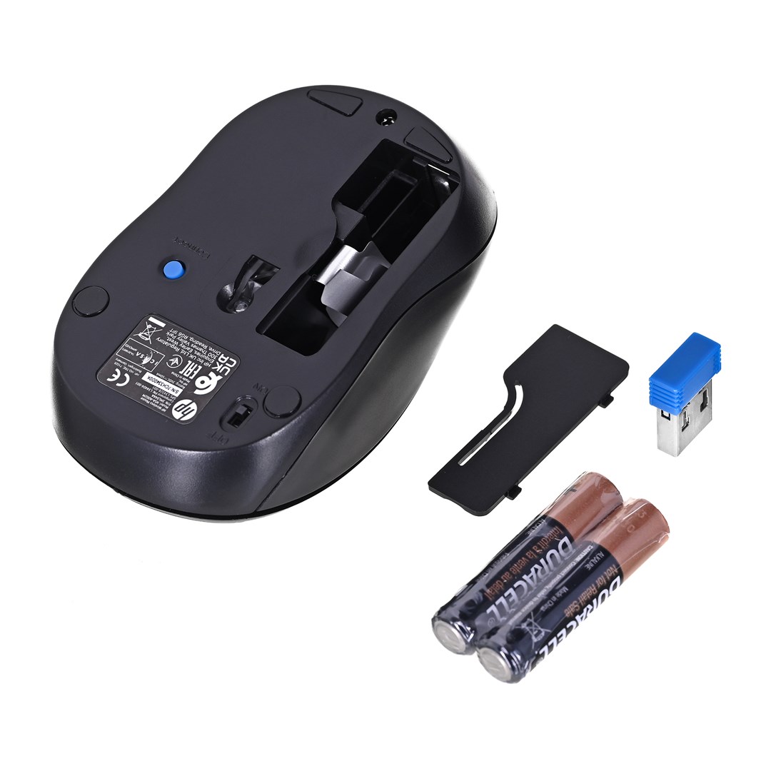 Set tastierë dhe maus HP 300, 1600 DPI, i zi