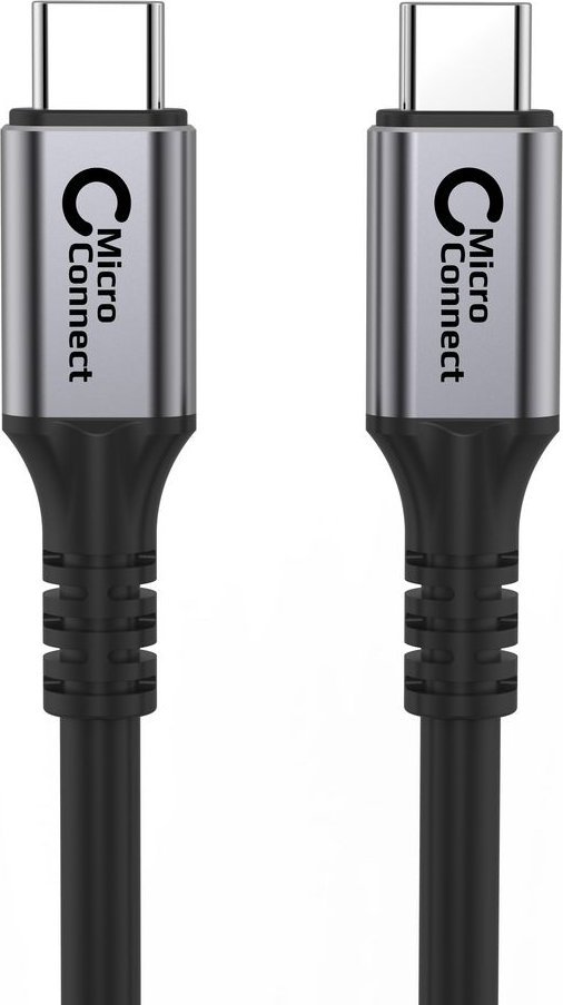 Kabllo USB Microconnect USB4CC025, USB4 Gen 3x2, 0.25 m, USB C, e zezë