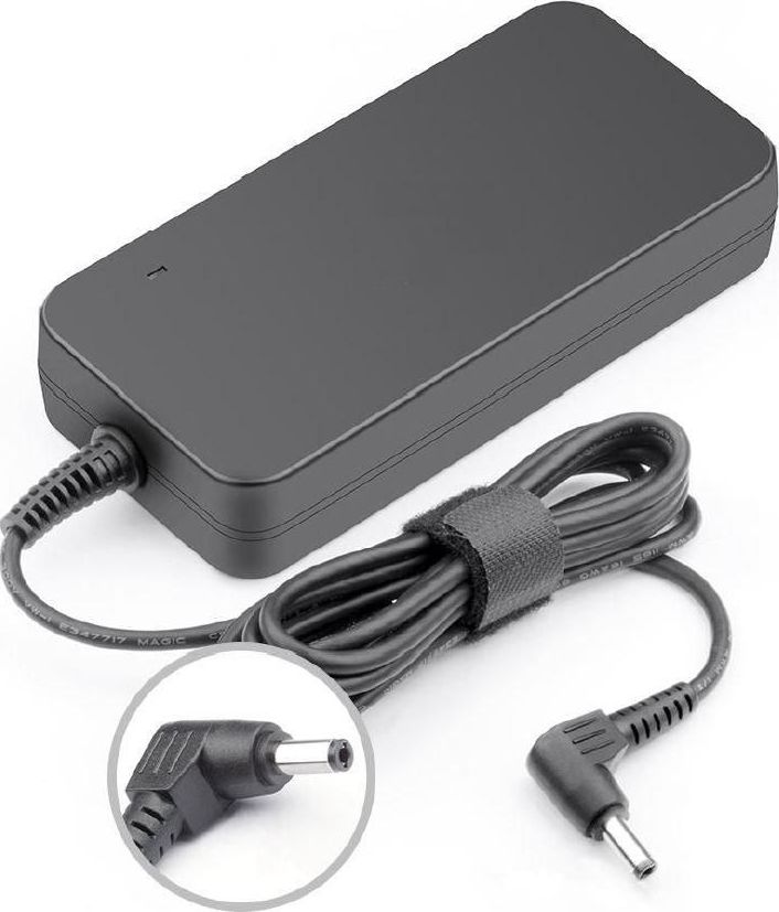 Adaptor karikues për laptop MicroBattery MBXAS GAM003, 150W, 19.5V 7.7A, i zi