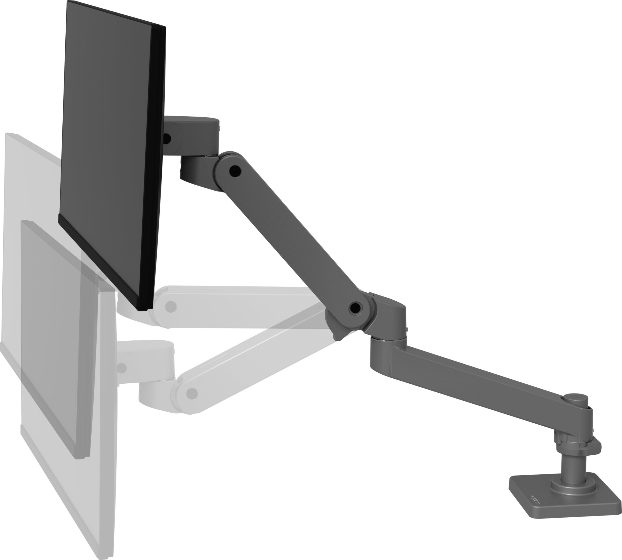 Krah monitori Ergotron LX Pro Series 45-682-293, deri 34", për tavolinë, gri e errët