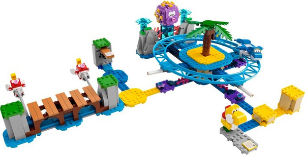 Set LEGO Super Mario™ 71400 Beach ride with Big Urchin