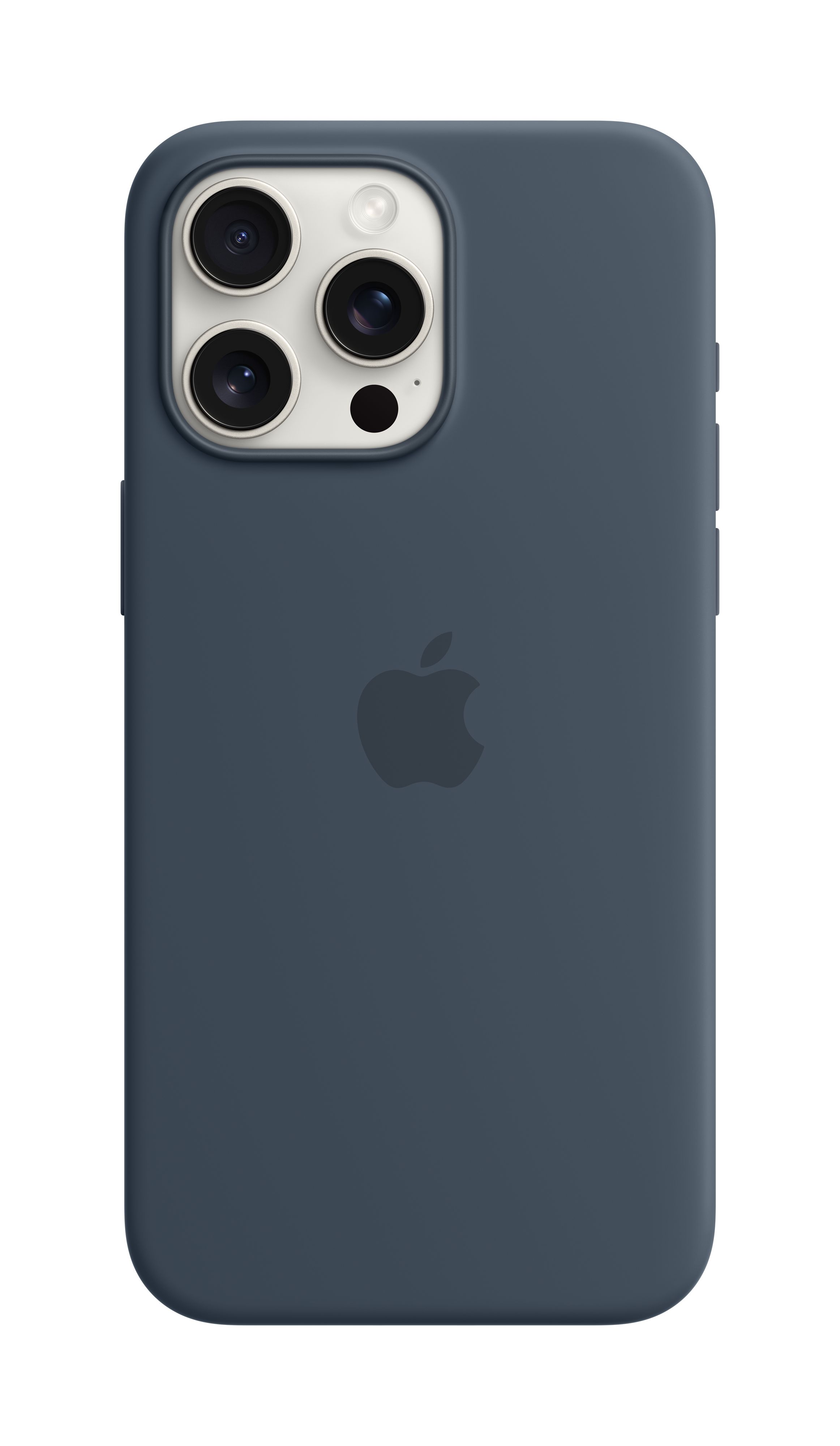 Apple iPhone 15 Pro Max Silicone Case me MagSafe, Storm Blue