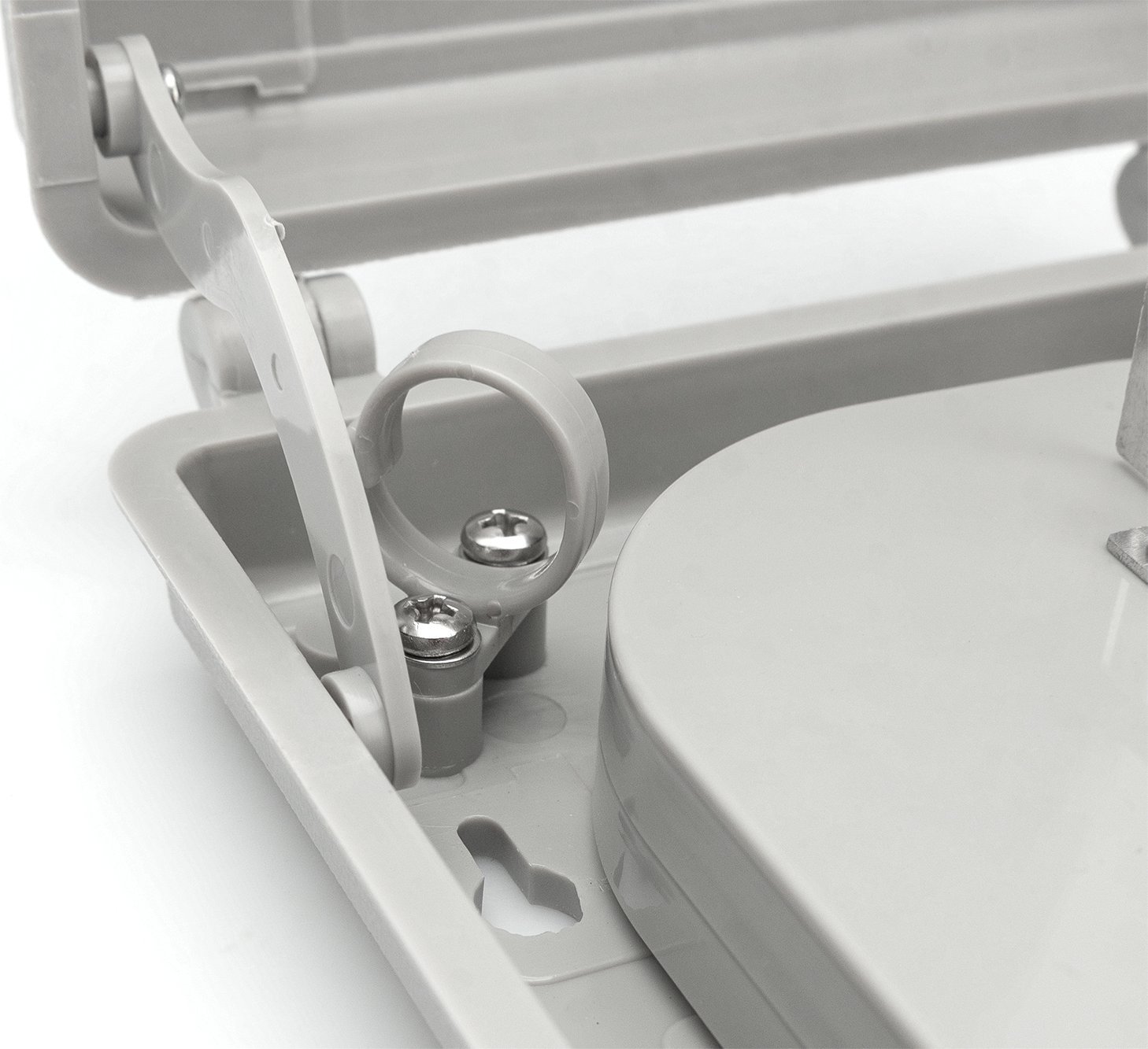 Kuti shpërndarëse fibër optike Digitus LWL-Distri-Box, 6x splicing, 8x SC Simplex ose 8x LC Duplex, gri