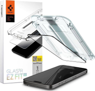 Xhami mbrojtës Spigen Glas.tR EZ Fit HD, për iPhone 15 Pro Max, i zi