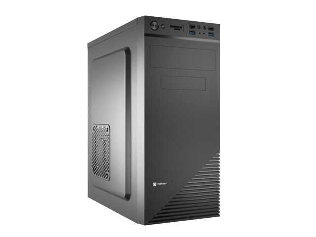 Kuti kompjuteri Natec Cabassu G2 NPC-2024, midi tower ATX, USB 3.0, e zezë