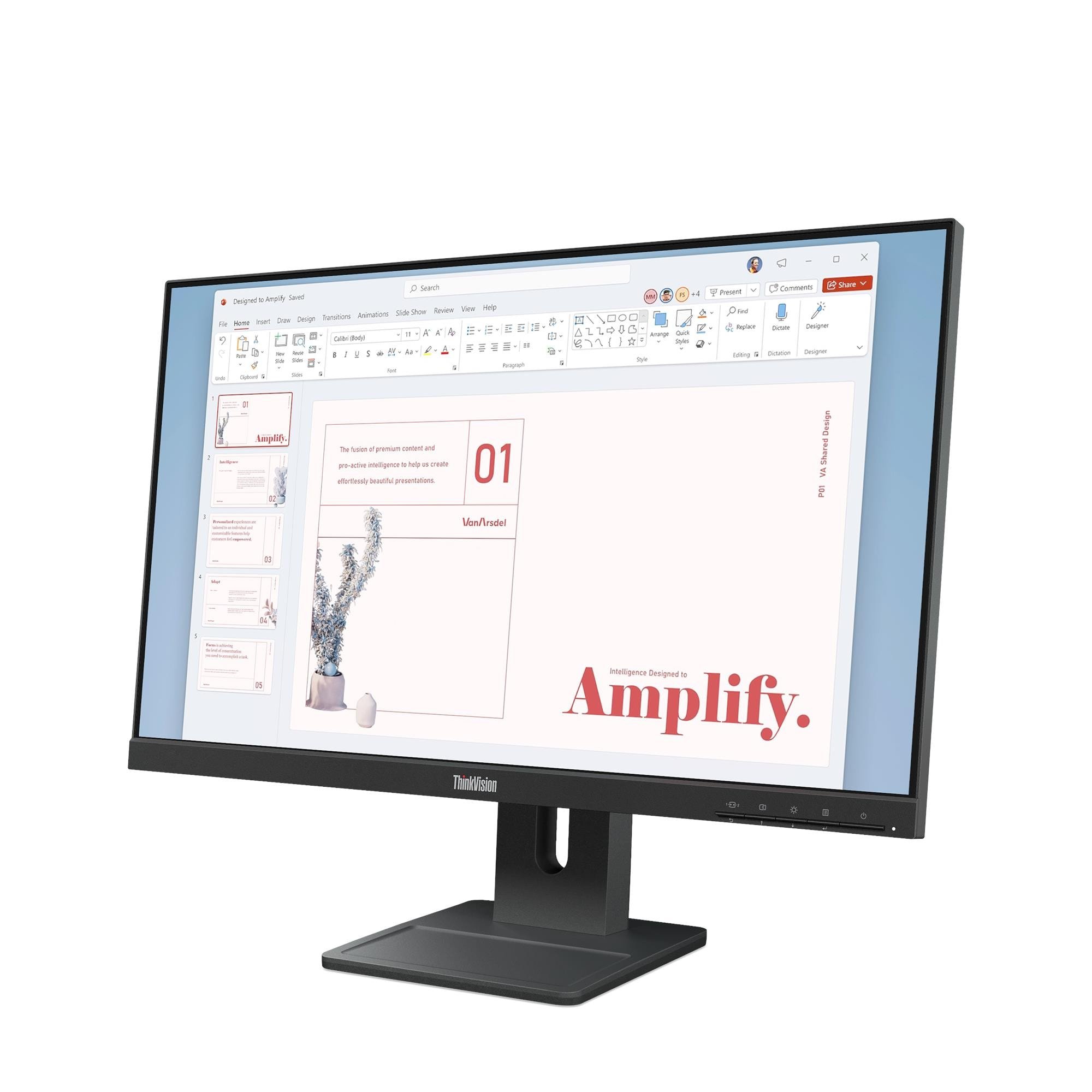 Monitor Lenovo ThinkVision E24-40, 23.8", Full HD, HDMI, i zi