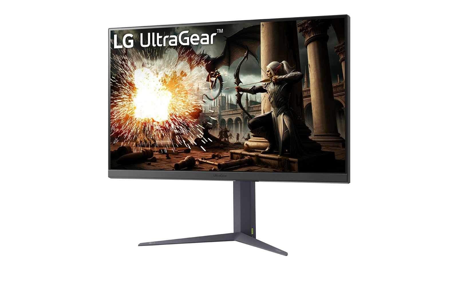 Monitor LG 32GS75Q-B, 31.5", Quad HD, 180Hz, i zi