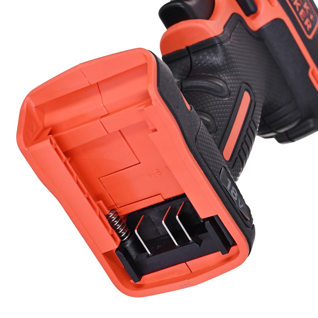 Trapano vidhosëse Black&Decker BDCDC18BAFC, 18V, 2x bateri 1.5Ah, portokalli
