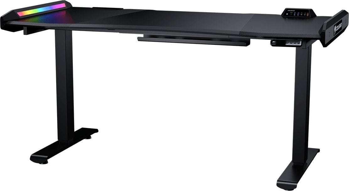 Tavolinë gaming Cougar E-MARS, elektrike, 150 x 75 cm, e zezë