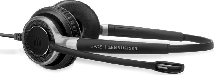 Kufje me mikrofon EPOS SC665, stereo, USB dhe 3.5mm, të zeza