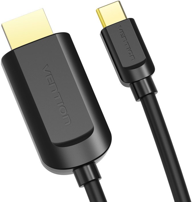 Kabllo Vention USB C në HDMI, 2m, 4K 60Hz, e zezë