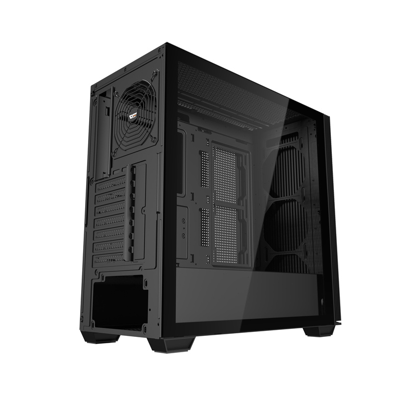 Kase kompjuteri Darkflash DS900WS, ATX mid tower, xham i temperuar, i zi