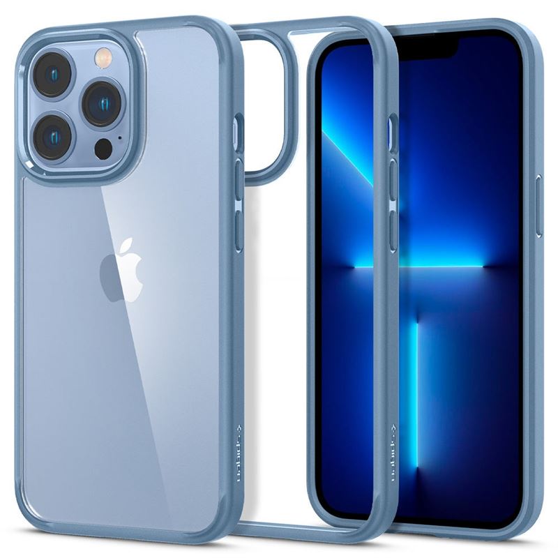 Mbrojtëse për celular iPhone 13 Pro Spigen Ultra Hybrid, e kaltër