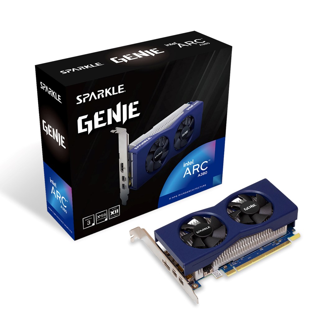 Kartelë grafike Sparkle A380 GENIE, 6GB GDDR6, Intel Arc A380