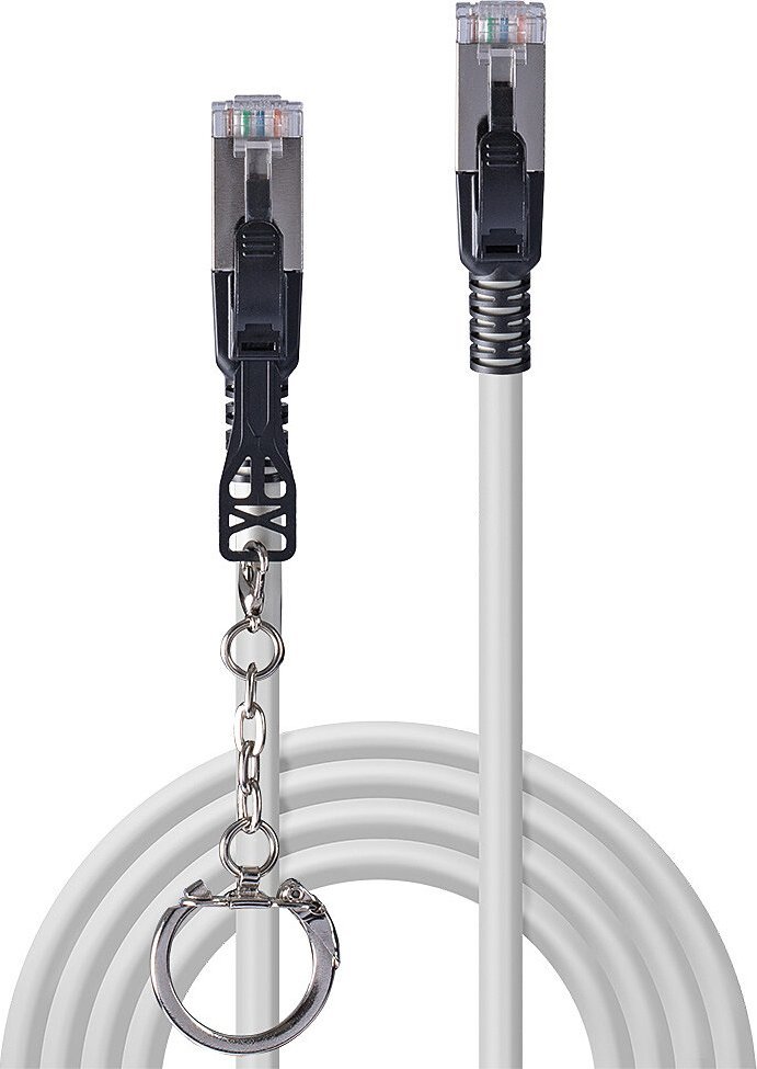 Kabllo rrjeti Lindy Cat.6A S FTP, 3m, 10 Gbit s, gri