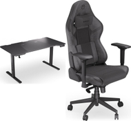 Set tavolinë elektrike dhe karrige gaming Endorfy Atlas L Electric 150×78 cm, me Scrim BK, të zeza