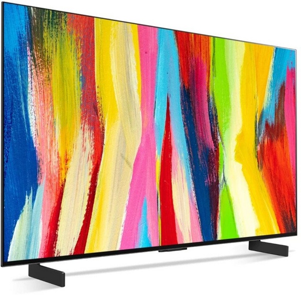 Телевизор LG OLED42C21LA, 42" (106см), 4K UHD, сив