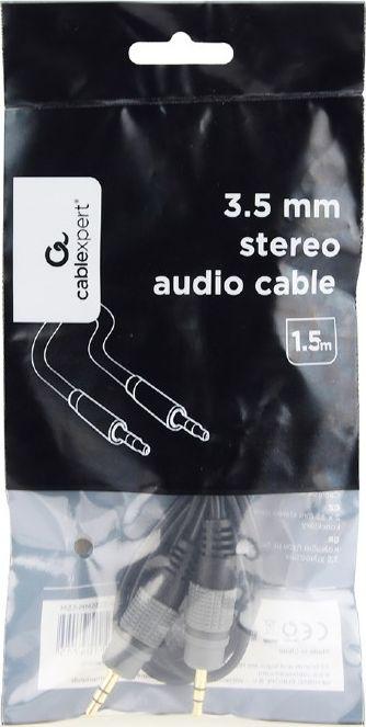 Kabllo audio Gembird 3.5mm - 3.5mm, 1.5m, e zezë