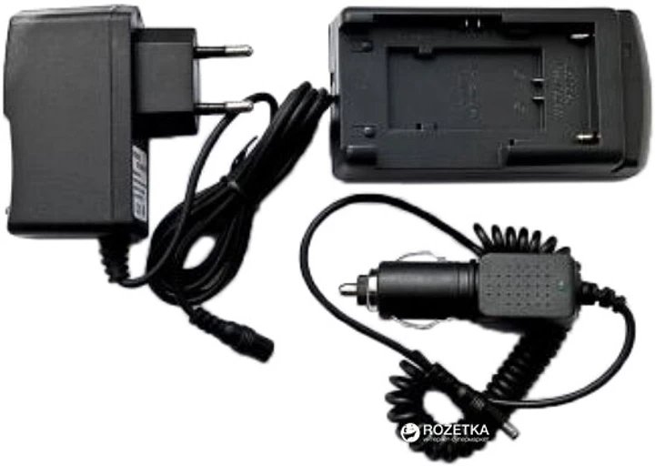 Karikues baterie Extra Digital për Panasonic BLD10E BLC12 dhe Nikon EN-EL15, universal, i zi