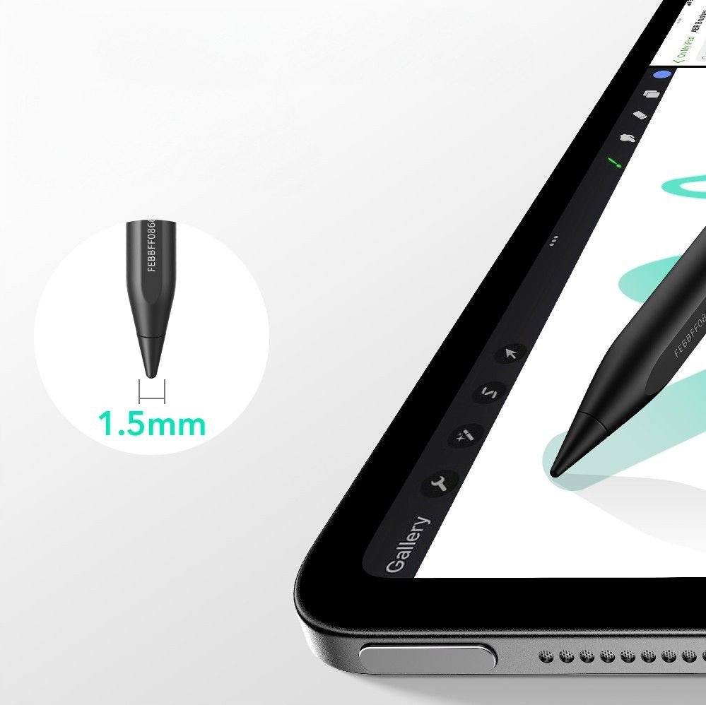 Stilolaps dixhital ESR Geo, për iPad, USB C, funksion Find My, i zi