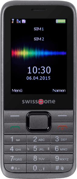 Telefoni Swisstone Dual SIM, 1.3MP, gri