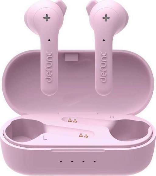 Kufje wireless Defunc True Basic, Bluetooth 5.0, me kuti karikimi, rozë