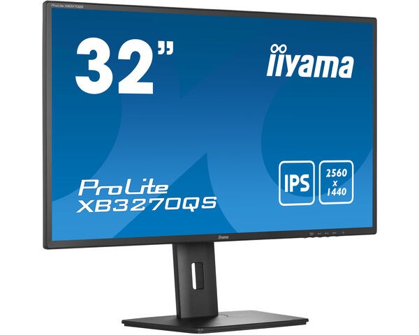 Monitor iiyama ProLite XB3270QS-B5, 31.5", 2560 x 1440, Wide Quad HD, 60 Hz, i zi