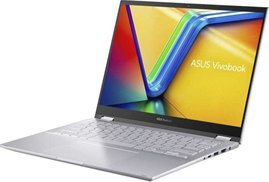 Laptop Asus Vivobook S 14 Flip TN3402YA, 14" OLED 2.8K me prekje, Ryzen 5, 16GB RAM, 1TB SSD, argjendtë
