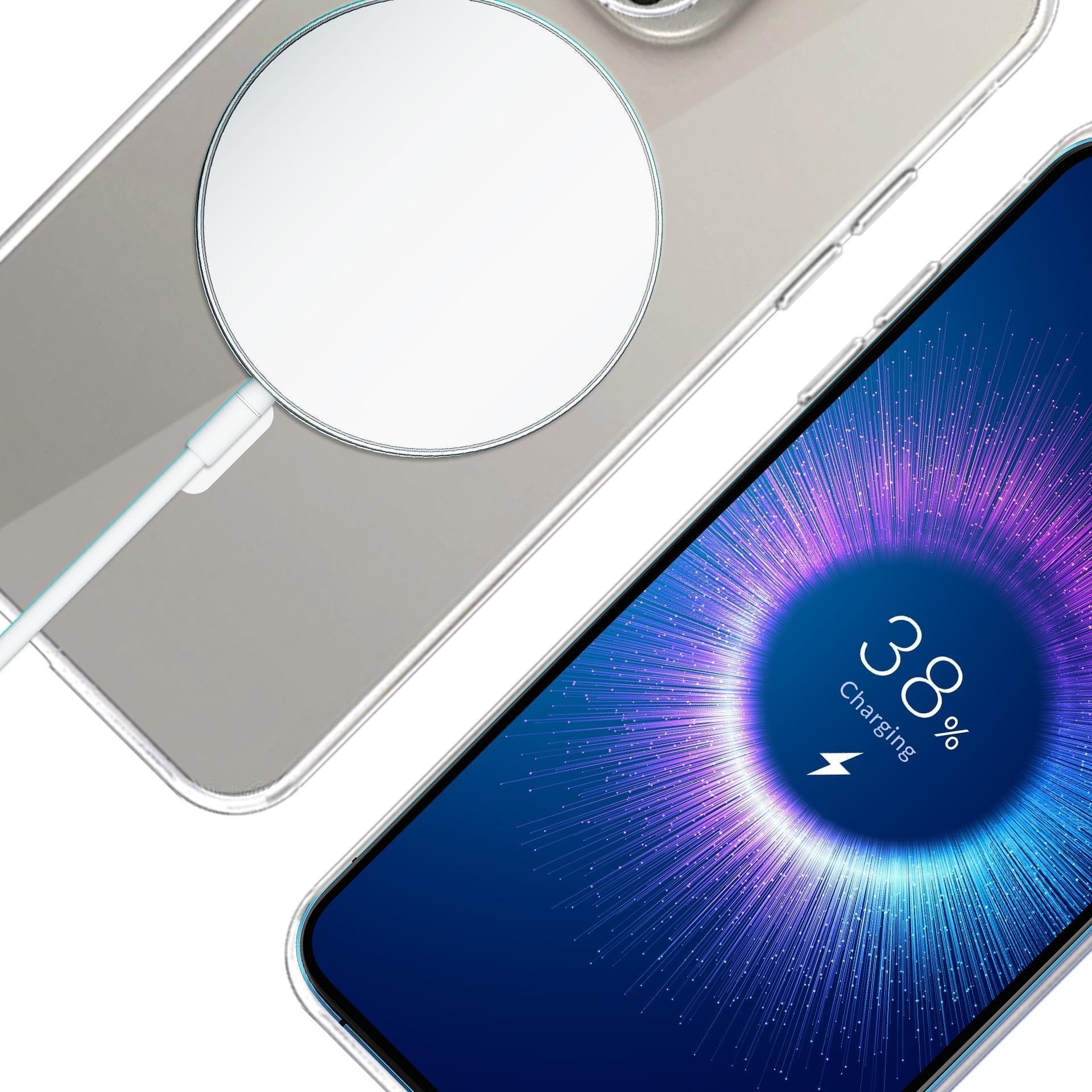 Mbrojtëse telefoni 3mk Clear MagCase për iPhone 16, MagSafe, transparente