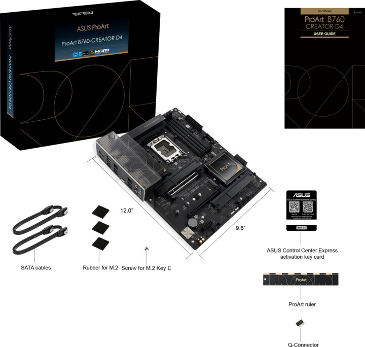Pllakë amë ASUS ProArt B760-CREATOR D4 (DDR4) - Intel B760