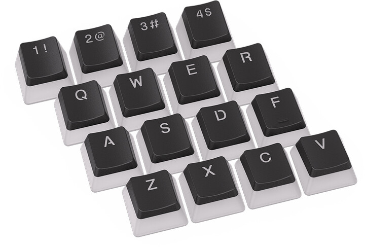 Taste Endorfy KC104, 104 copë, PBT, të zeza