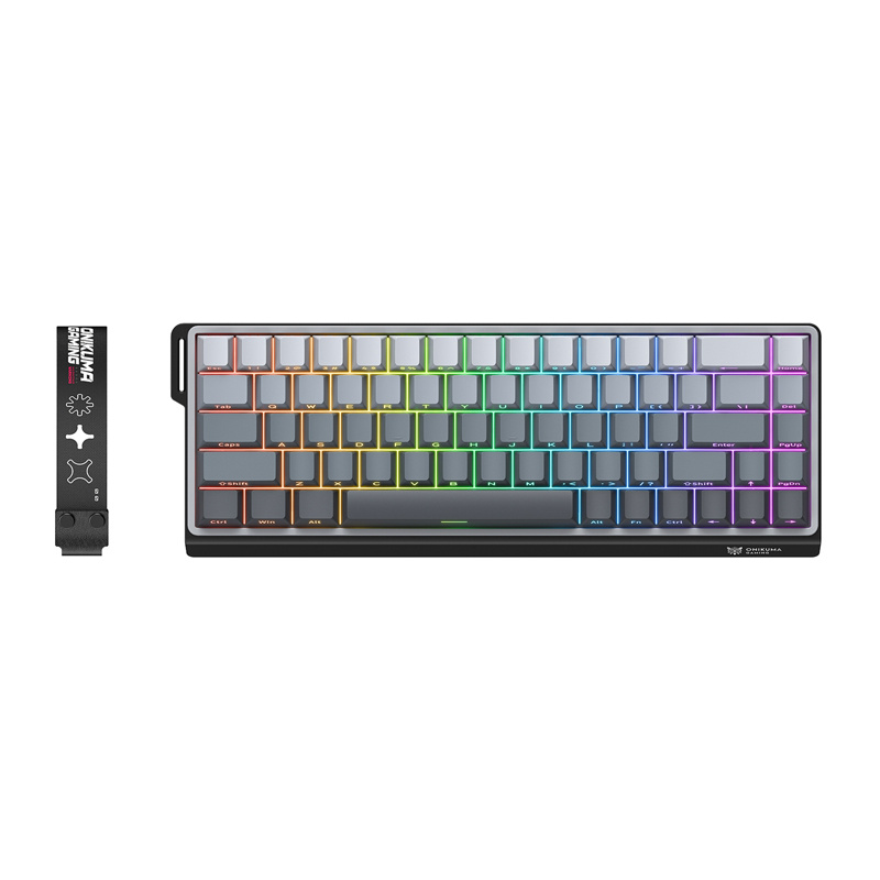 Tastierë gaming ONIKUMA G69, 68 taste, ndriçim ARGB, English US, e zezë