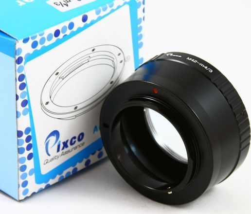 Adapter objektivi Pixco, M42 në Micro 4/3, për Olympus Panasonic, i zi