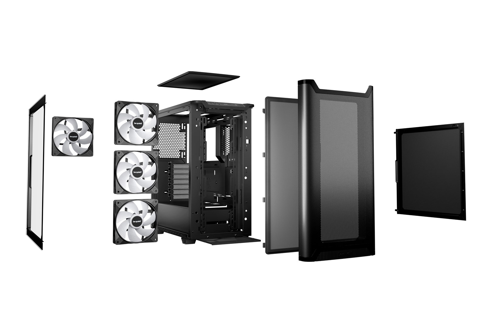 Kutia PC be quiet Pure Base 501 LX, mid tower, xham i temperuar, e zezë