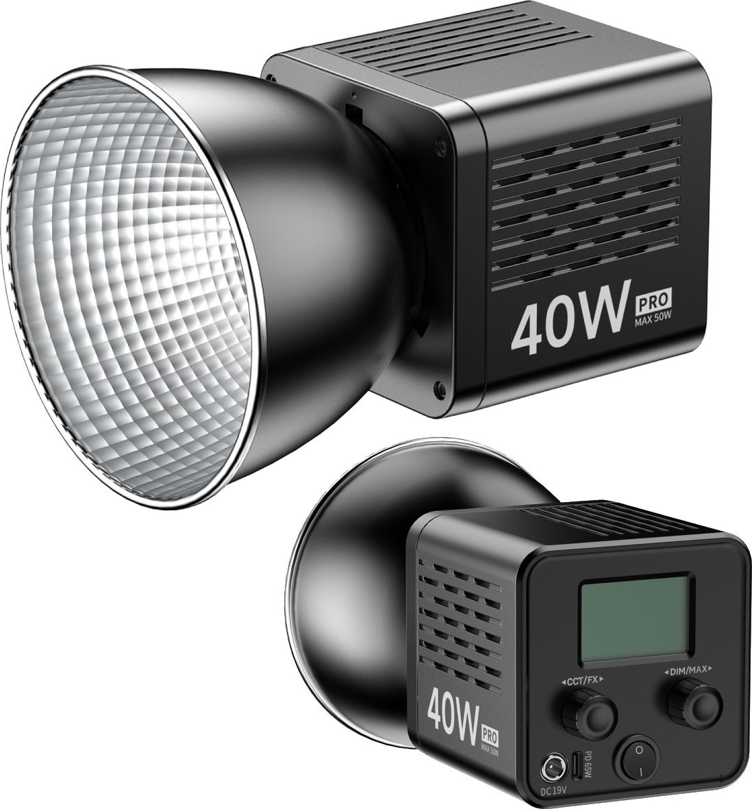 Lampë video LED Ulanzi L023 Bicolor Pro, 40W, portative, e zezë